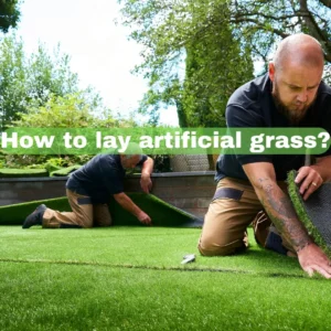 how to lay artificial grass