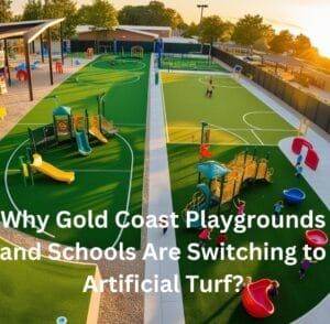why gold coast playgrounds and schools are switching to artificial turf
